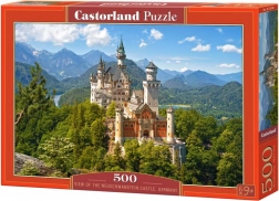 Puzzle da 500 pezzi – vista sul castello di Neuschwanstein