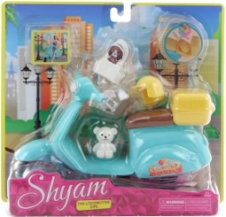 motocicletta per bambola con accessori