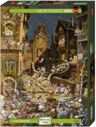Puzzle 1000 pezzi – città romantica, notte