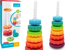Pirana Torre Rotante Puzzle Arcobaleno 6 Pezzi
