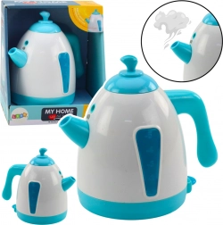 Bollitore elettrico per bambini con effetti e vapore, turchese