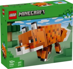 Lego minecraft volpe – set di costruzione per bambini 10+