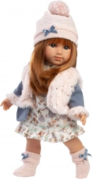 Bambola realistica con corpo morbido in tessuto 35 cm Llorens NICOLE