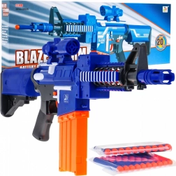Fucile giocattolo automatico BLAZE STORM con 20 dardi in schiuma e mirino