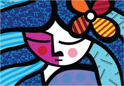 Puzzle Ragazza con fiore 1000 pezzi BLUEBIRD