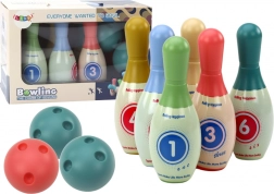 Gioco arcade Set da bowling 6 pezzi colorato