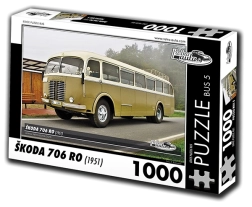 RETRO-AUTA Puzzle Autobus Škoda 706 RO (1951) 1000 pezzi