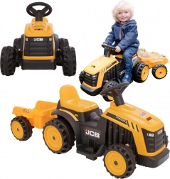 EVO trattore elettrico per bambini JCB con rimorchio