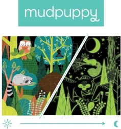 Mudpuppy - puzzle Luminosa nel Buio Mondo Selvatico 100 pezzi