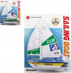 Barca a vela in plastica a batteria