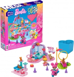 Set di costruzione MEGA Barbie Color Reveal - Allenamento e cura degli animali