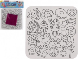 Set creativo di magia con immagini in pellicola scintillanti