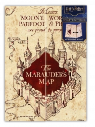 Harry Potter quaderno a righe Mappa del Malandrino A5 Magical Locations