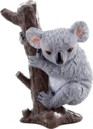 Figurina di koala in plastica sull’albero