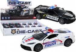 Auto della polizia in metallo 1:32 con trazione