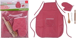 Set da cucina per bambini con grembiule e guanto