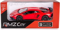 Modello in metallo dell’auto Lamborghini Aventador Superveloce 1:36 rosso – RMZ City