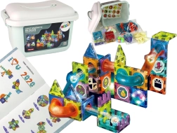 Piste a biglie Pista illuminata magnetica 75 pezzi