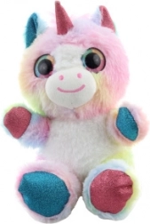 Unicorno di peluche arcobaleno 20 cm