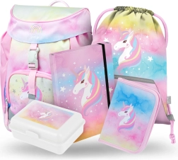 Baagl set scolastico Unicorno Arcobaleno