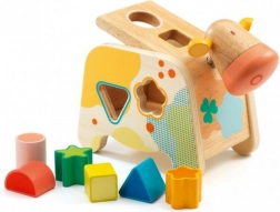 DJECO Giocattolo ad incastro Mucca