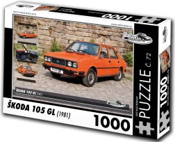 Puzzle Škoda 105 GL 1981 - 1000 pezzi