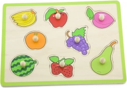 Puzzle in legno con frutta e pomelli
