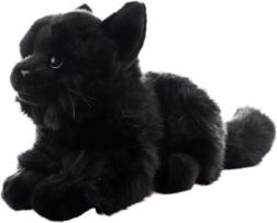gatto di peluche nero eco-friendly 20 cm