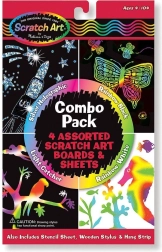 Set di immagini da grattare 4in1