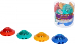 Temperamatite rotondo a due fori con serbatoio