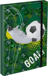 Baagl cartelle per quaderni scolastici A4 Football Goal
