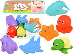 Animali marini colorati per il bagno - set da 6 pezzi