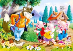 Puzzle Tre piccoli porcellini 60 pezzi