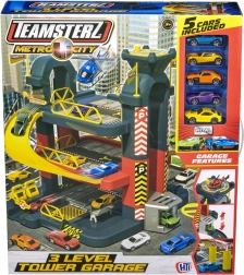 Teamsterz garage a tre piani con automobili
