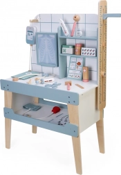 Ospedale in legno 2Kids Toys – gioco del dottore con accessori e tavola luminosa per radiografie