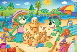 Puzzle Famiglia Treflik 100 pezzi Giorno dei Treflik Trefl