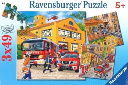 Puzzle Ravensburger Vigili del Fuoco 3x49 pezzi
