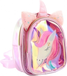 Zainetto lucido per bambini con unicorno
