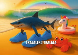 Puzzle BrainRots: Tralalero Tralala 200 pezzi