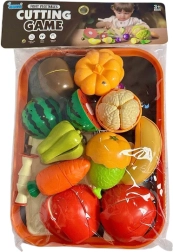 Set da cucina per bambini: frutta e verdura da tagliare