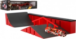 Mini skatepark con fingerboard set in plastica