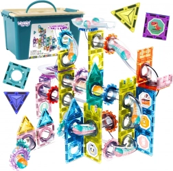 Costruzioni magnetiche 3D – pista a biglie 126 pz di WOOPIE