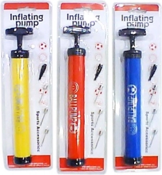 Pompa manuale per palloni con aghi