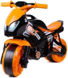 Bicicletta senza pedali per bambini GTX Racing arancione-nera