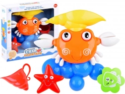 Giocattolo da bagno ad acqua – granchio con fontanella a ventose