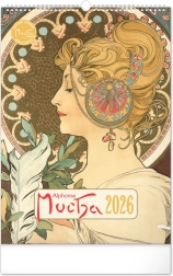 Calendario da parete Alfons Mucha 2026