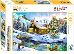 Puzzle Scenari di Natale 1000 pezzi Brain Tree