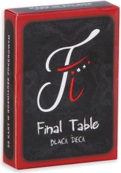 Final Table - mazzo di carte nero