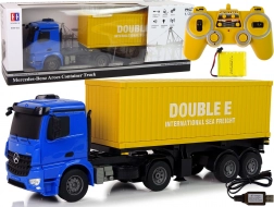 Grande autocarro R/C Mercedes Arocs Blue 1:20 Container 58 cm di lunghezza