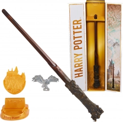 Bacchetta magica di HARRY POTTER con base Magical Creatures – replica da collezione